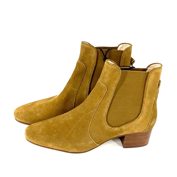 Zara Shoes - Zara tan suede bootie. Size 10. NWT